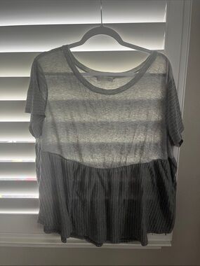 Paper Crane Flowy Peplum Top